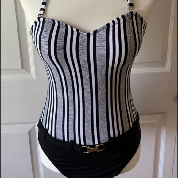 Swim Swimsuit 1 piece Leilani womans size 8 - Picture 1 of 5